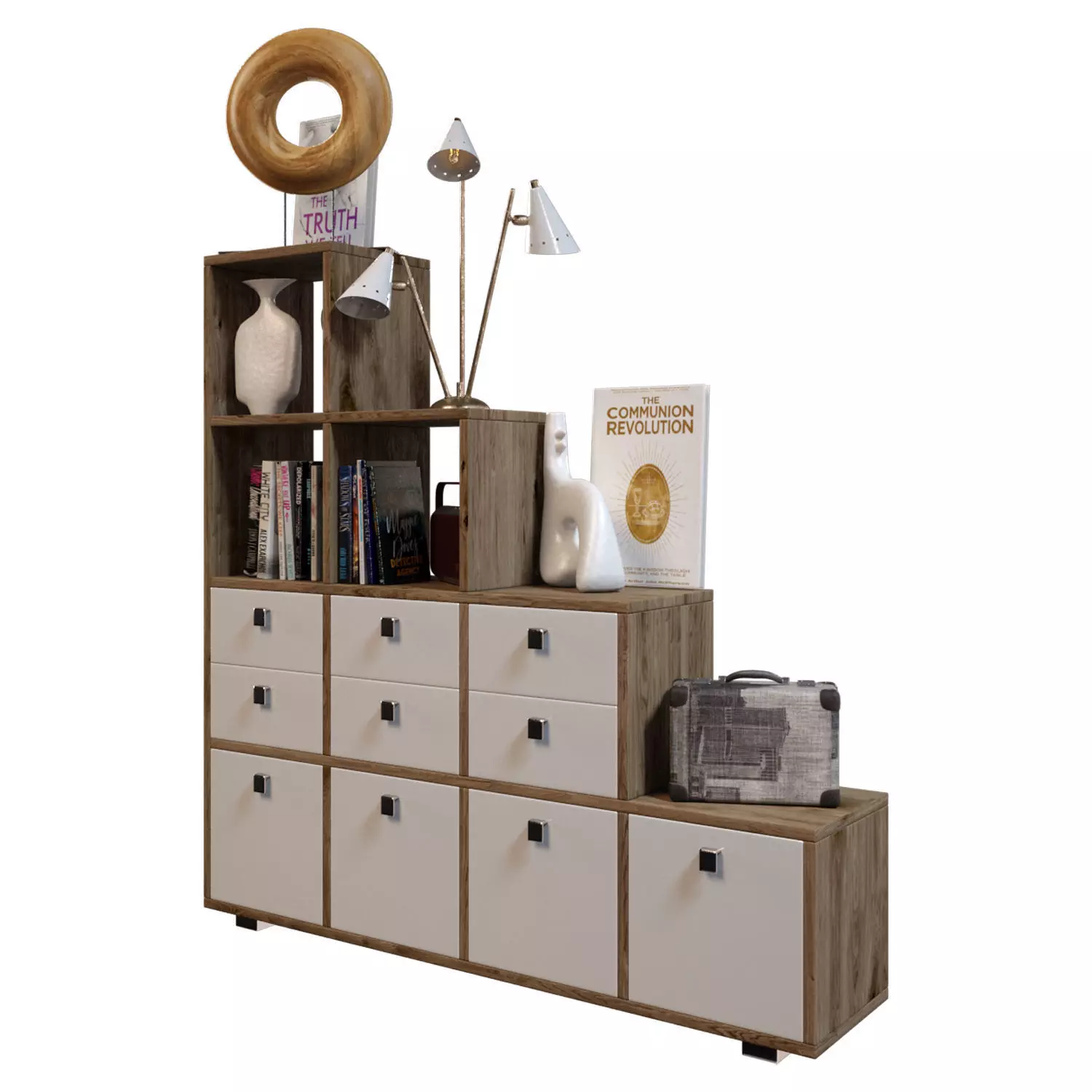 Slide Rack Bricks 3D model_0