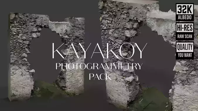 Abandoned House Ruined Part Scan - Doorframe 02