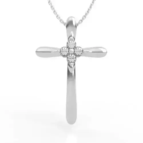 Premium Diamond Cross Pendant