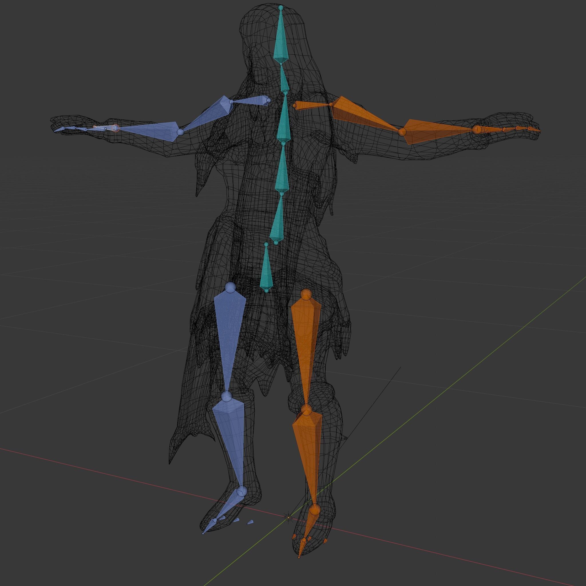 Elf Warrior Rigged and Animated Character Model with Armor an... Low-poly 3D model_7