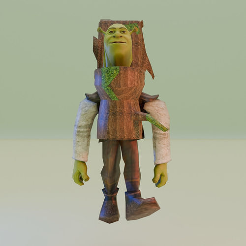 Shrek Skibidi  toilet 3D model