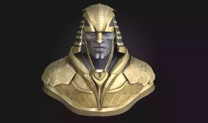 Galactic Conqueror  Armored Sci-Fi Character Model 