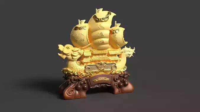 Chinese dragon ship 