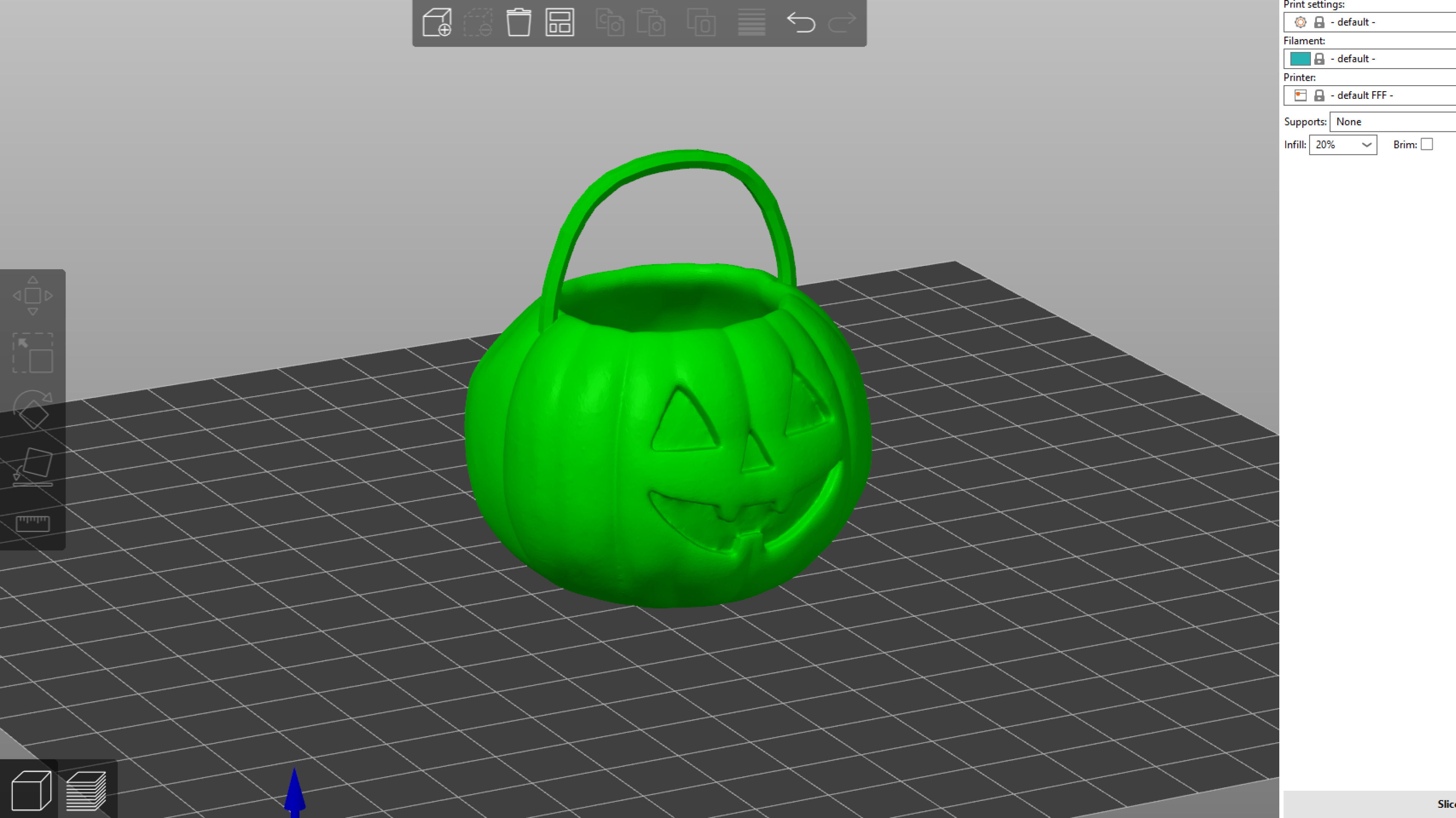 Halloween Pumpkin Decor Free 3D print model_1