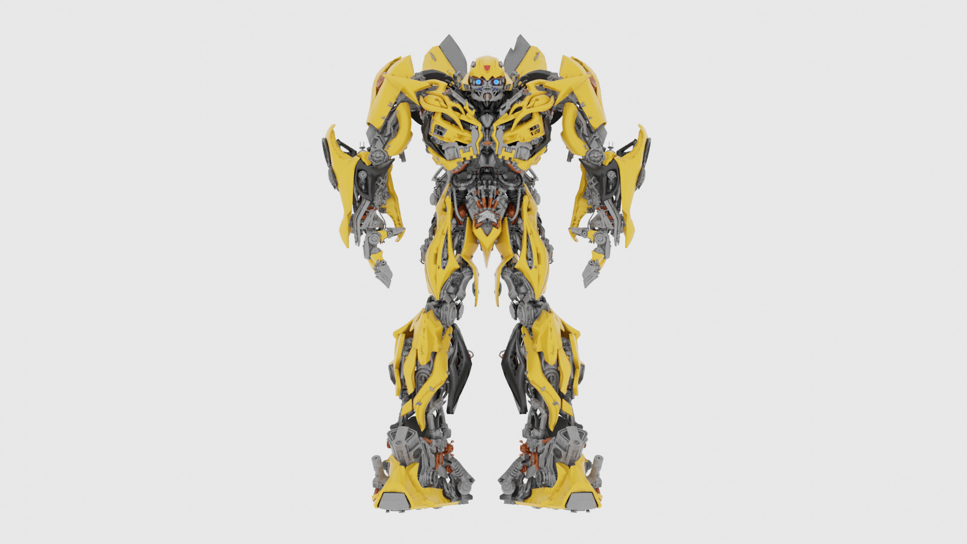 Bumblebee Transformer High-Detail 3D model_0