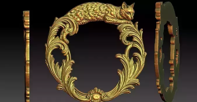 1 Cat CNC Relief Model