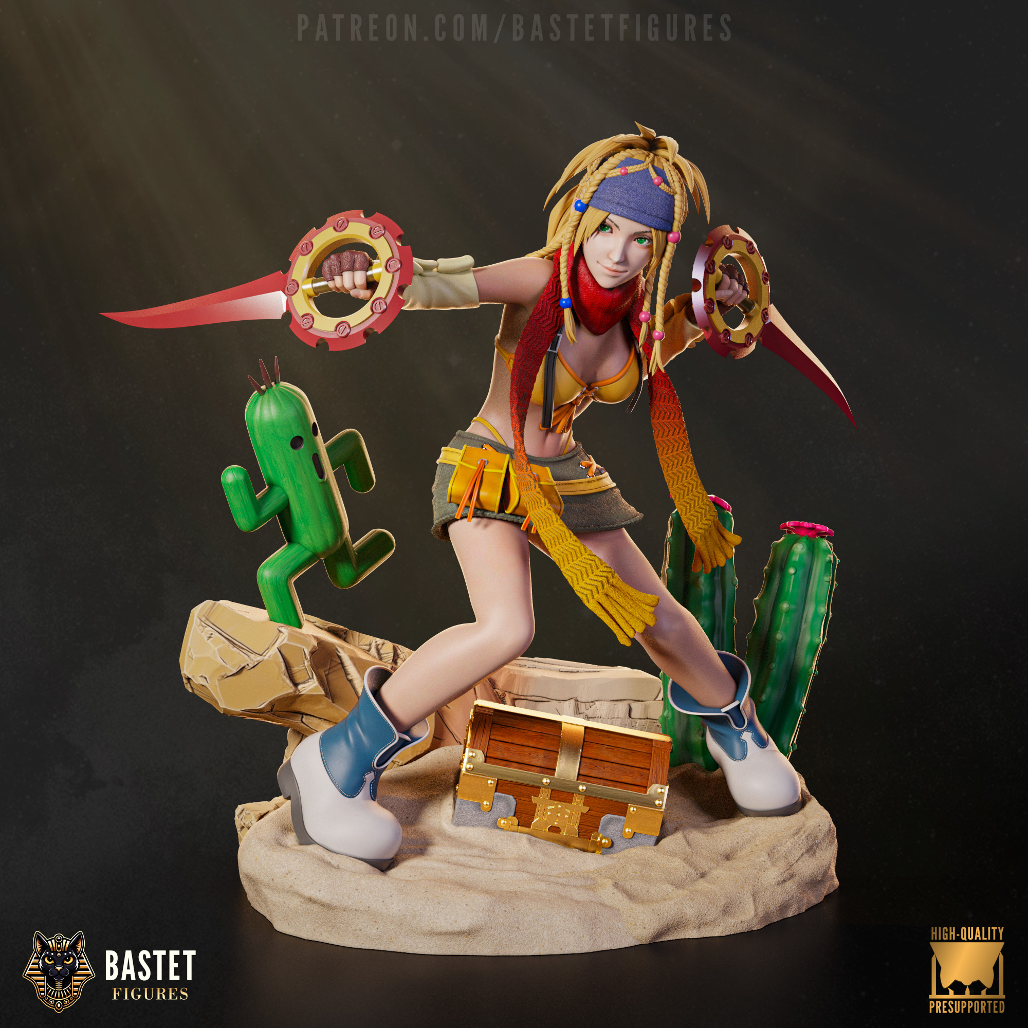 Rikku I Final Fantasy 3D print model_2