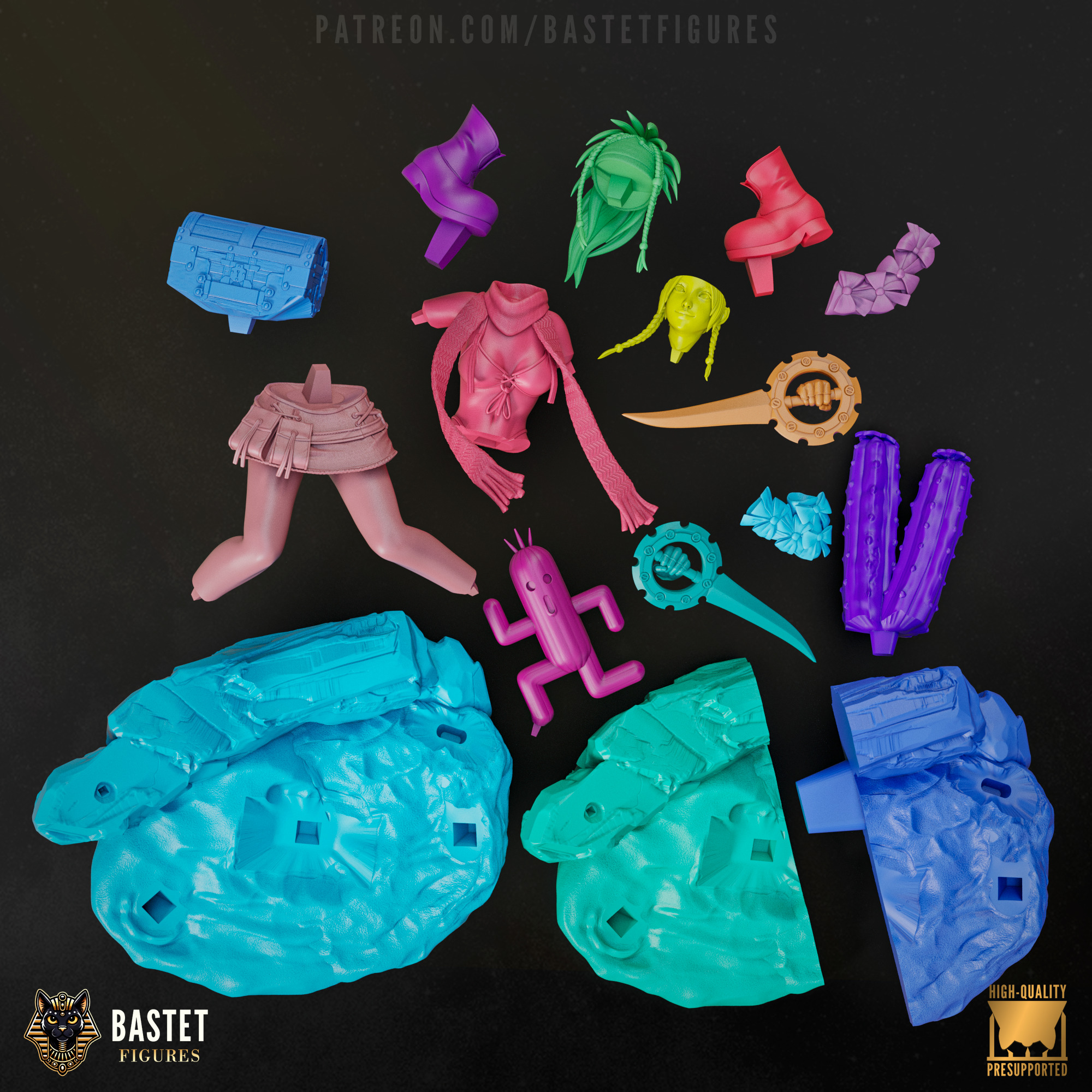 Rikku I Final Fantasy 3D print model_13