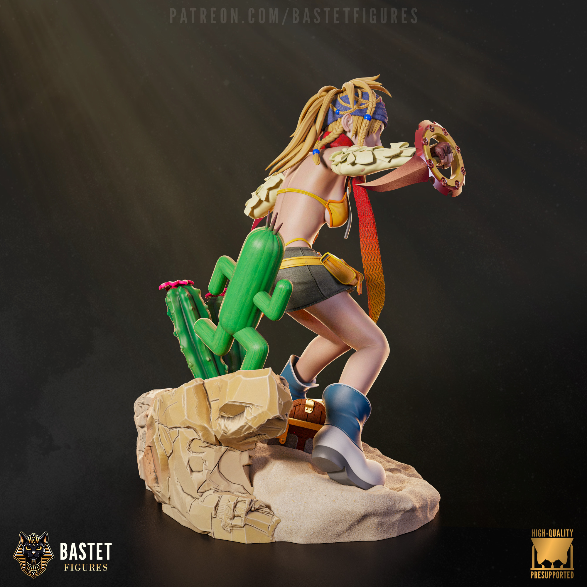 Rikku I Final Fantasy 3D print model_4
