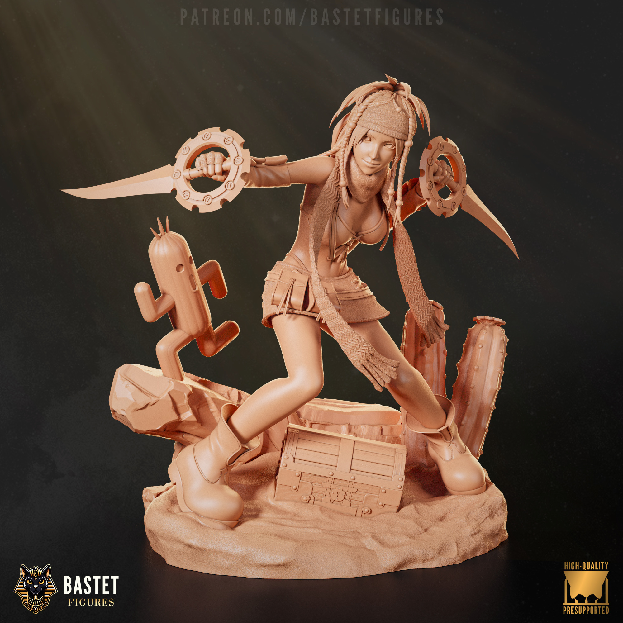 Rikku I Final Fantasy 3D print model_15