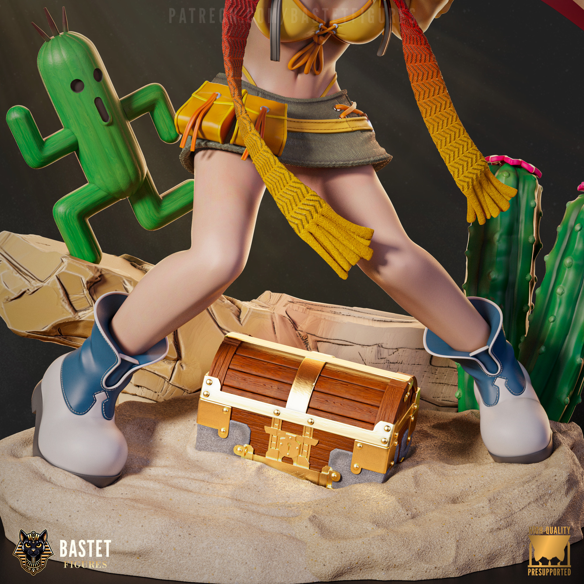 Rikku I Final Fantasy 3D print model_9