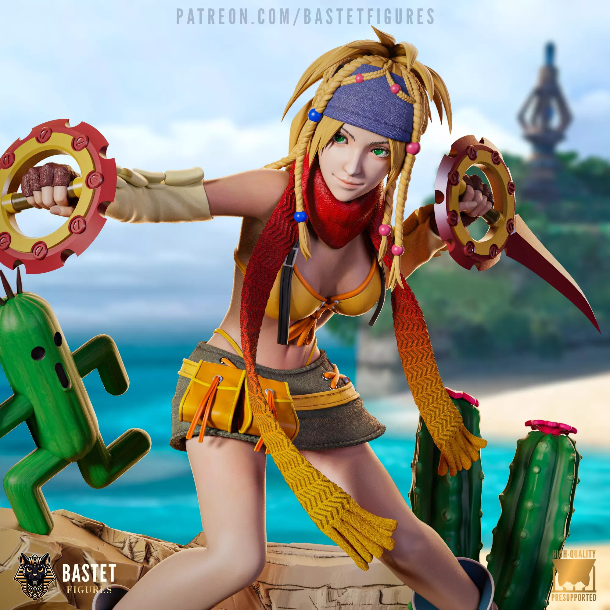 Rikku I Final Fantasy 3D print model_0