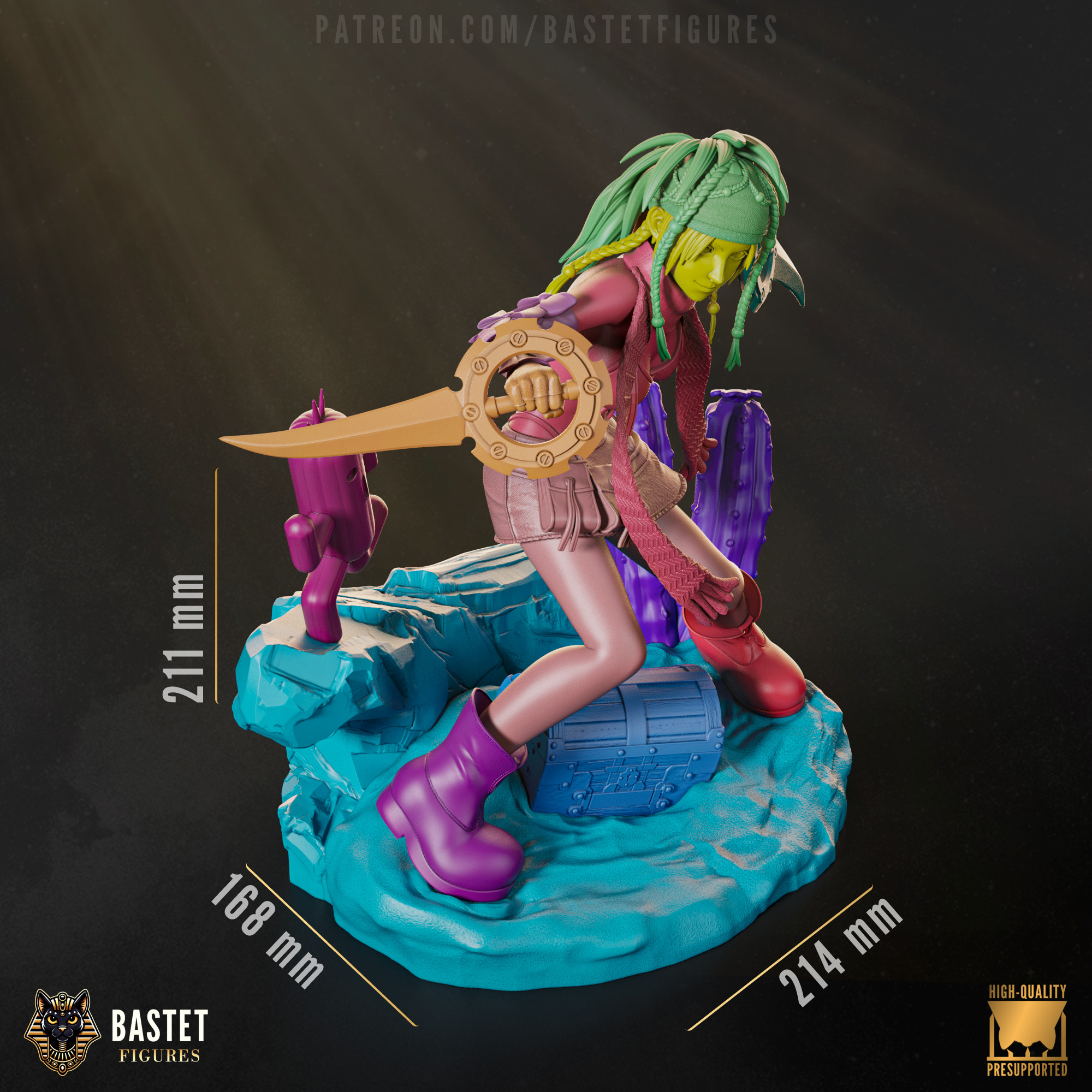 Rikku I Final Fantasy 3D print model_14