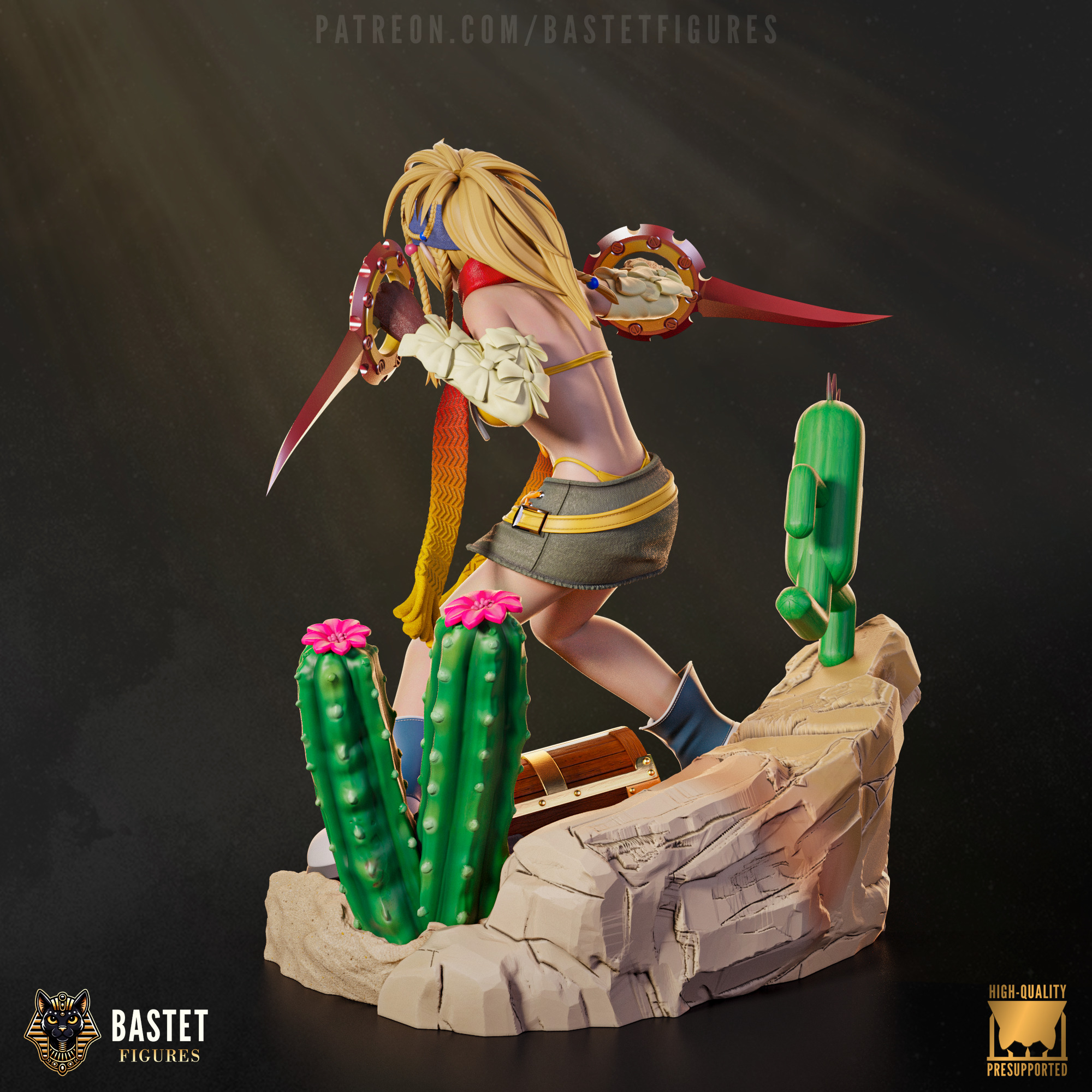 Rikku I Final Fantasy 3D print model_6
