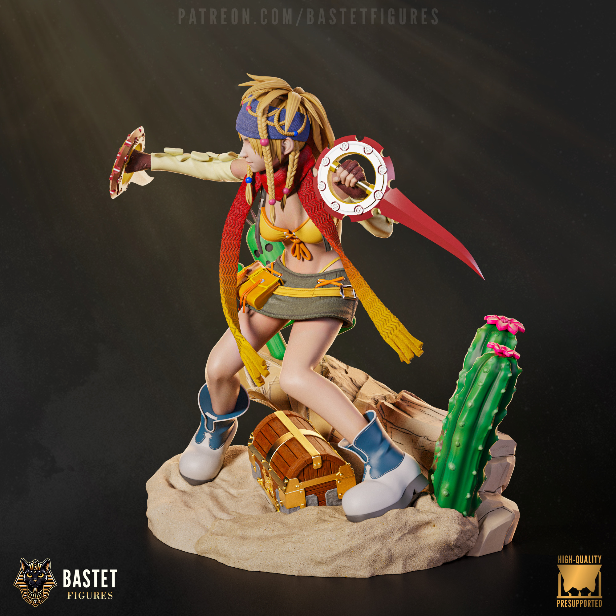 Rikku I Final Fantasy 3D print model_7