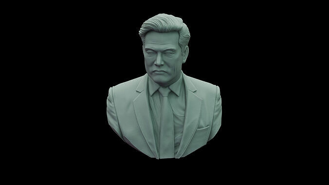 Noname Person Bust Free 3D print model