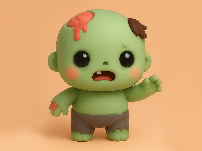 Adorable Mini Zombie Chibi Kawaii