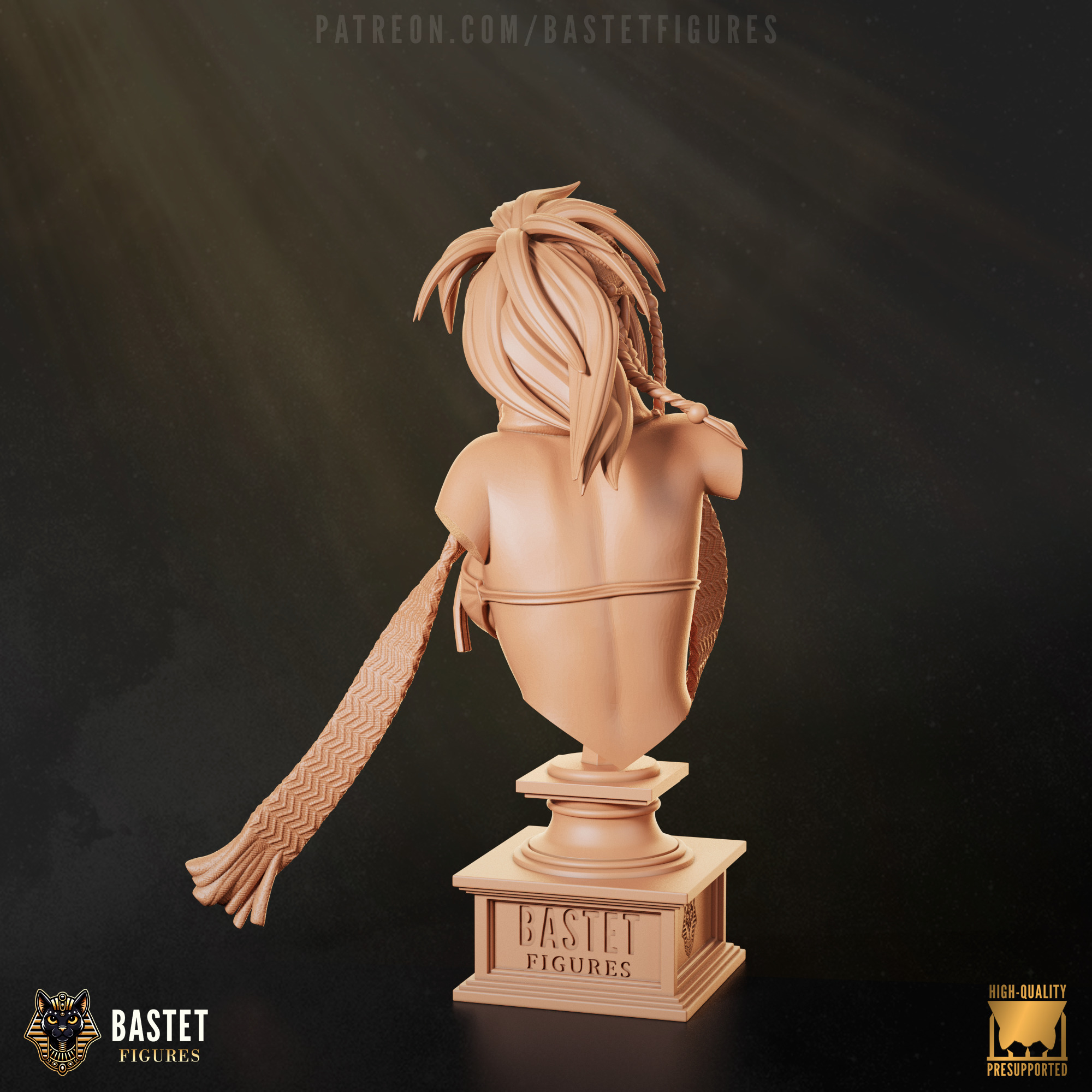 Rikku Bust I Final Fantasy 3D print model_2