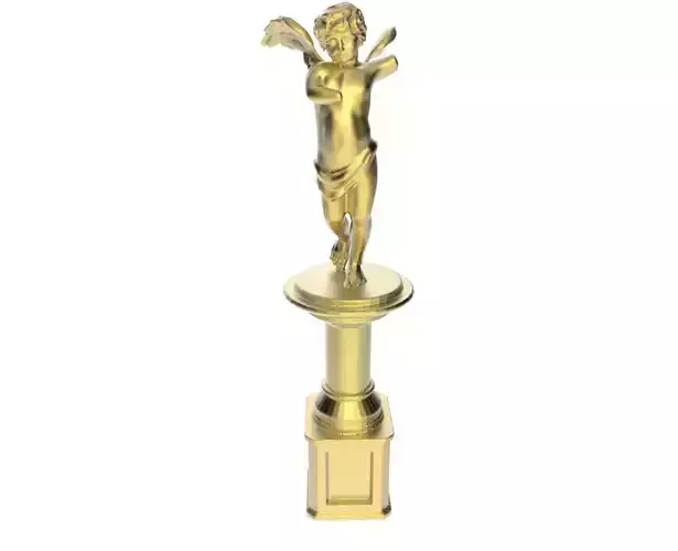 Scanned Cupidon Statue 3D print model
