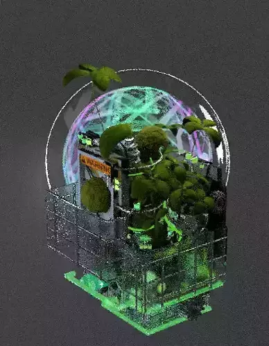 CyberpunkBotanical3DModel