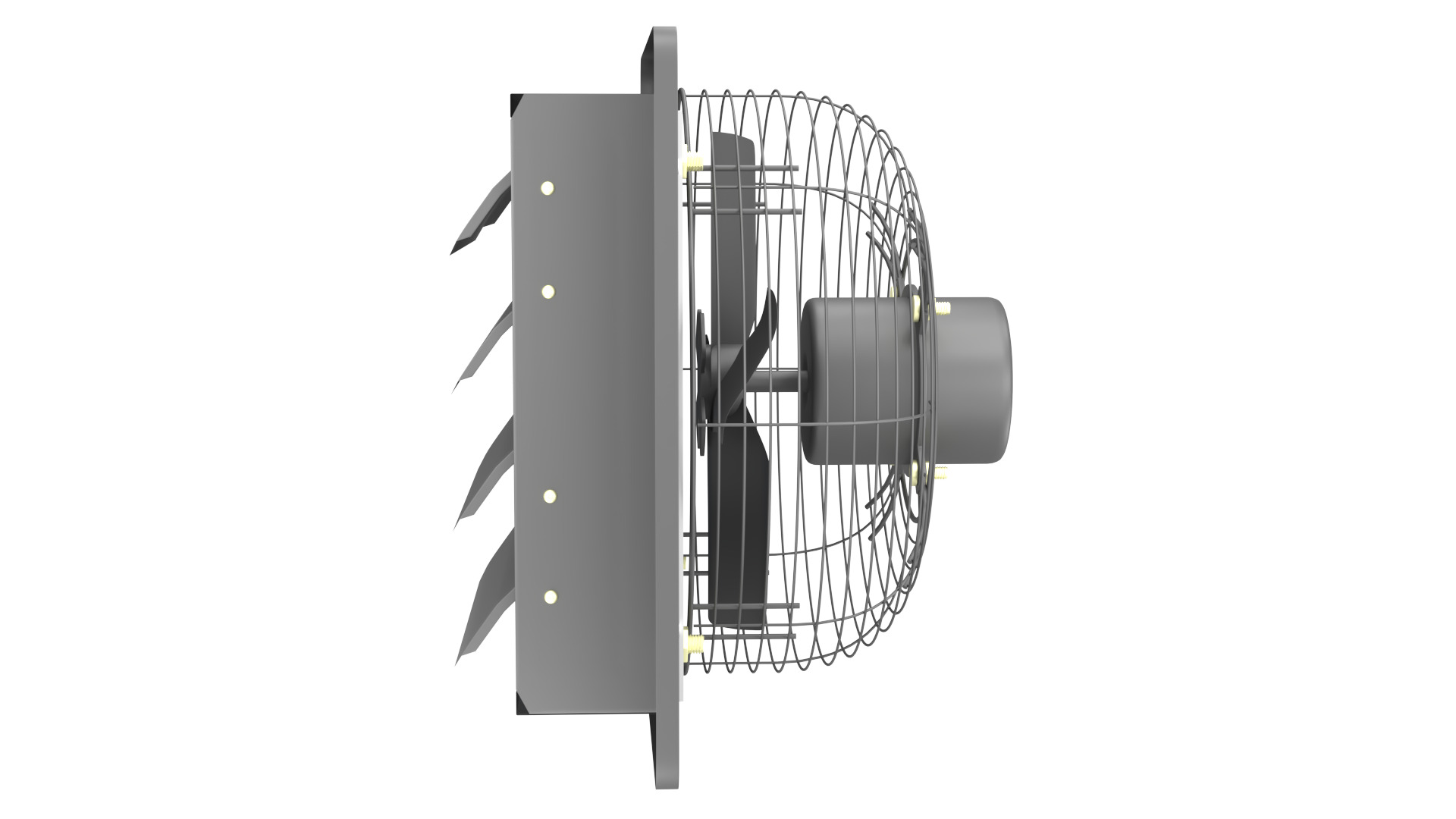 Industrial Ventilation Exhaust Fan 3D Model 3D model_1