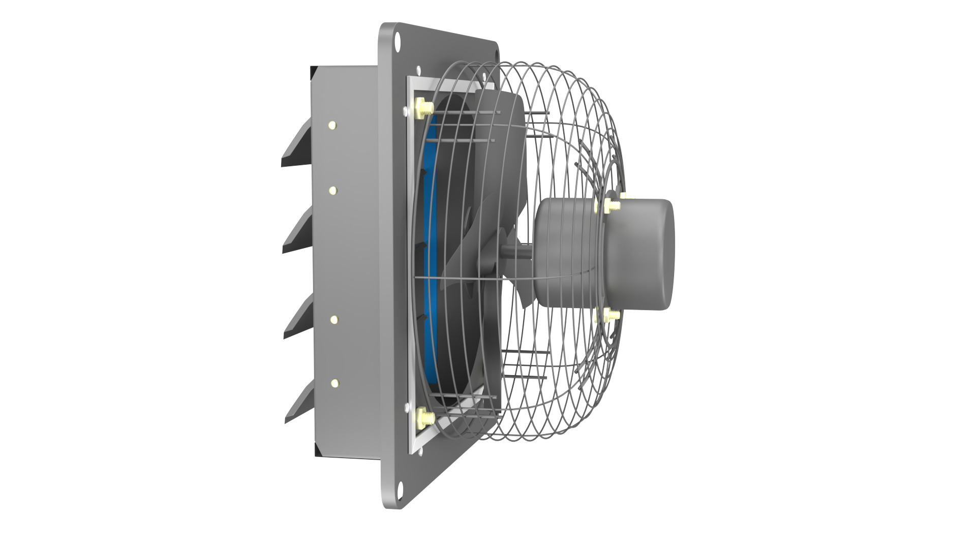 Industrial Ventilation Exhaust Fan 3D Model 3D model_2