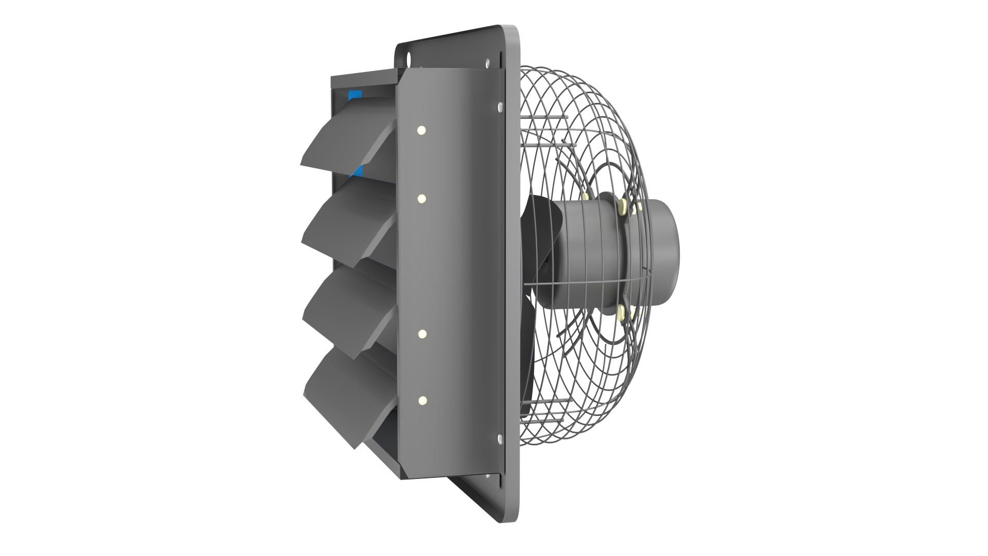 Industrial Ventilation Exhaust Fan 3D Model 3D model_21