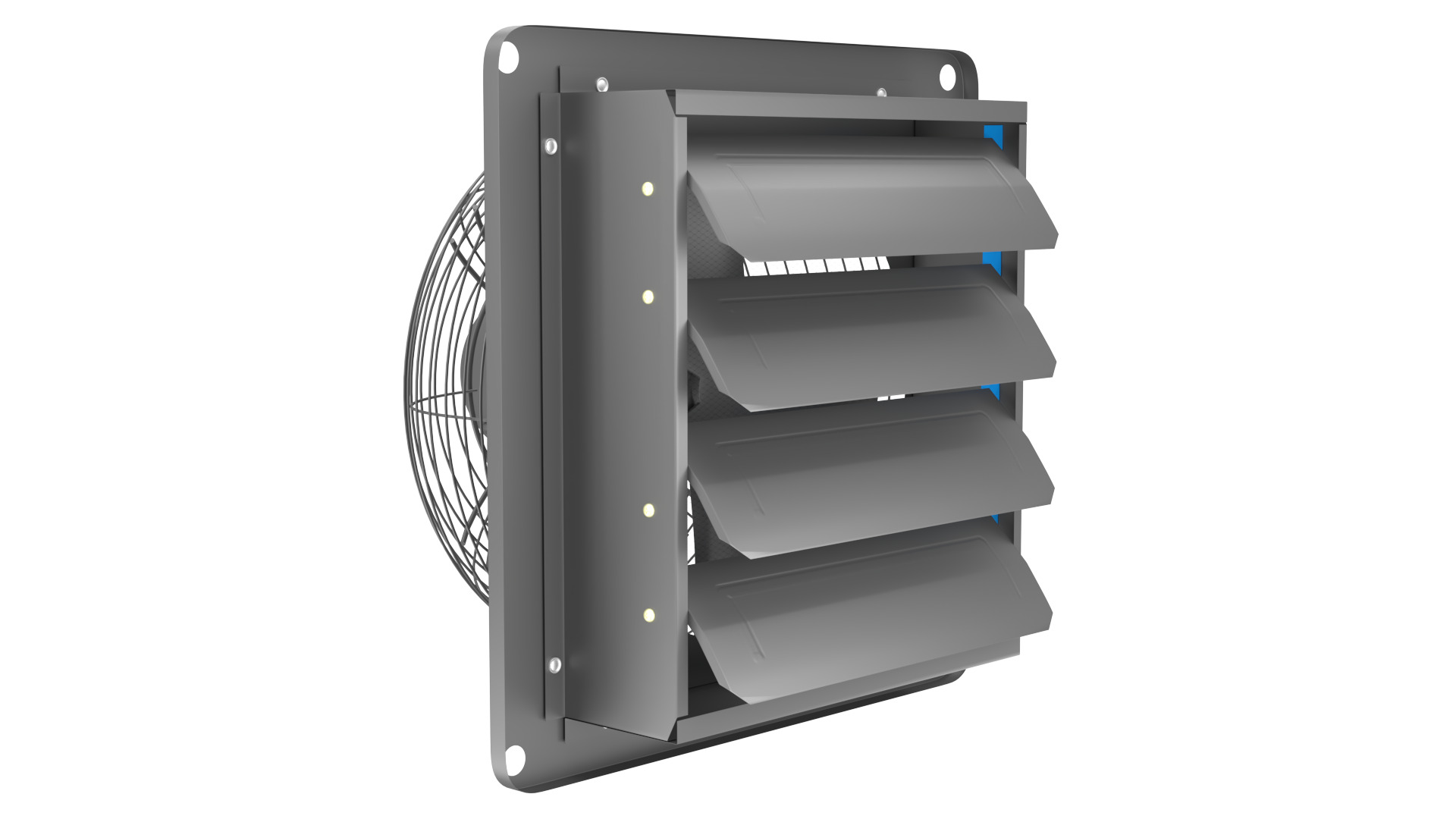 Industrial Ventilation Exhaust Fan 3D Model 3D model_14