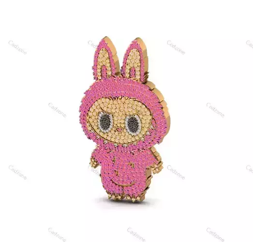LABUBU Character Pendant-3D CAD Model