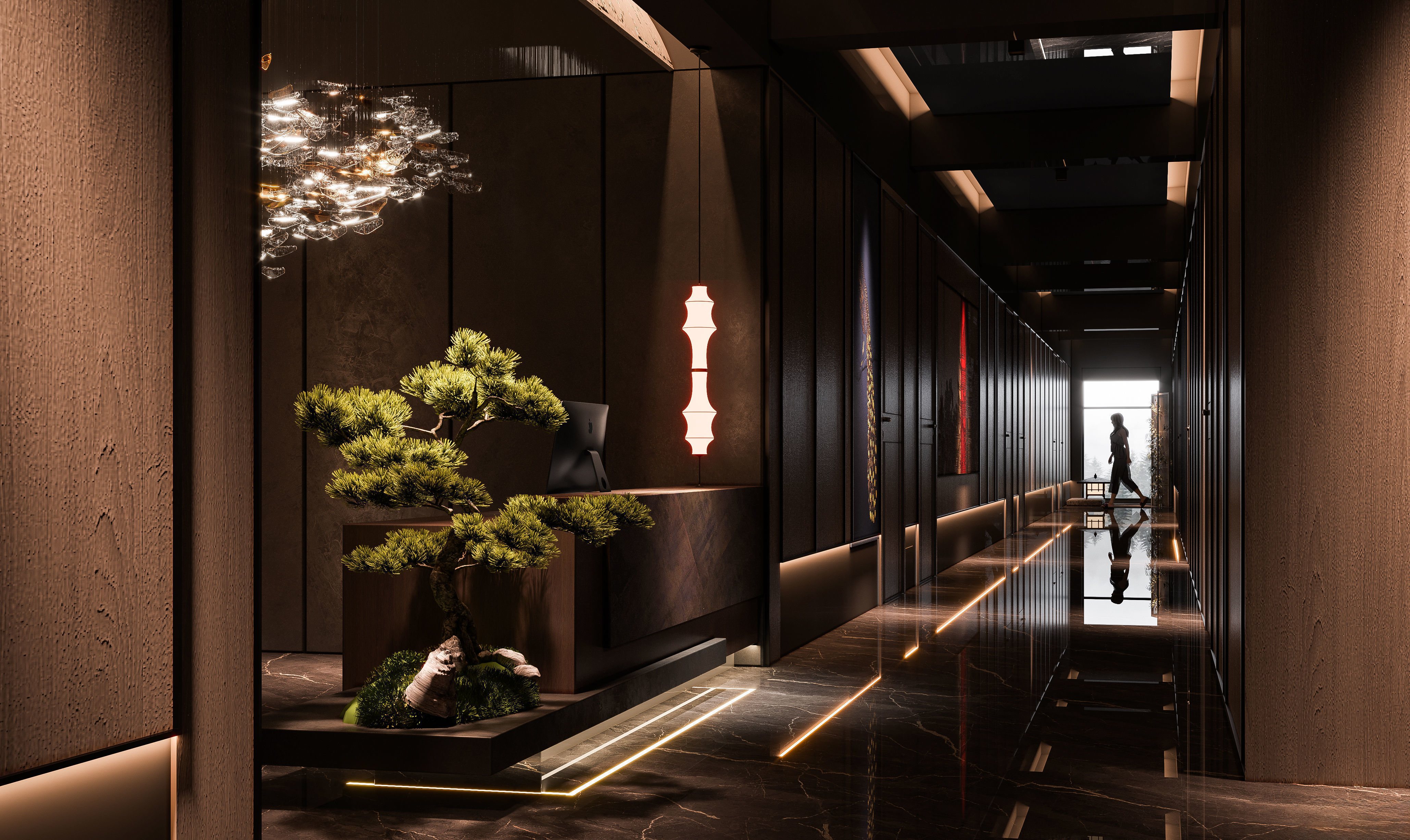 Hotel reception 14 3D model_1