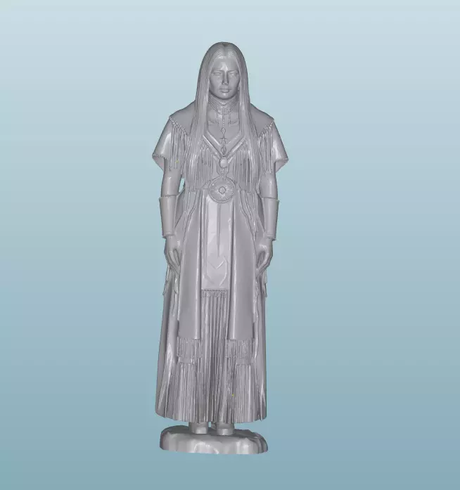 INDIAN W36 Native American Figures 3D print model_0
