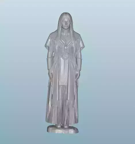 INDIAN  W36 Native American Figures 3D print model