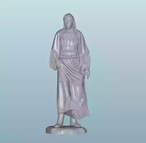 INDIAN  W37 Native American Figures 3D print model