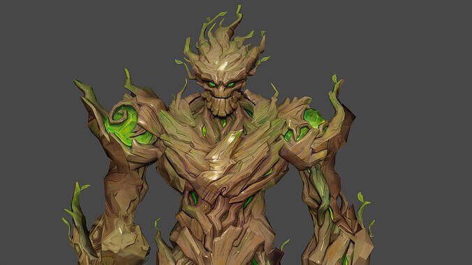 The Groot  3D model