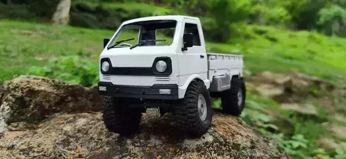 Crawler Kei Truck Bundle - 1-18 TRX4M RC body 3D print model