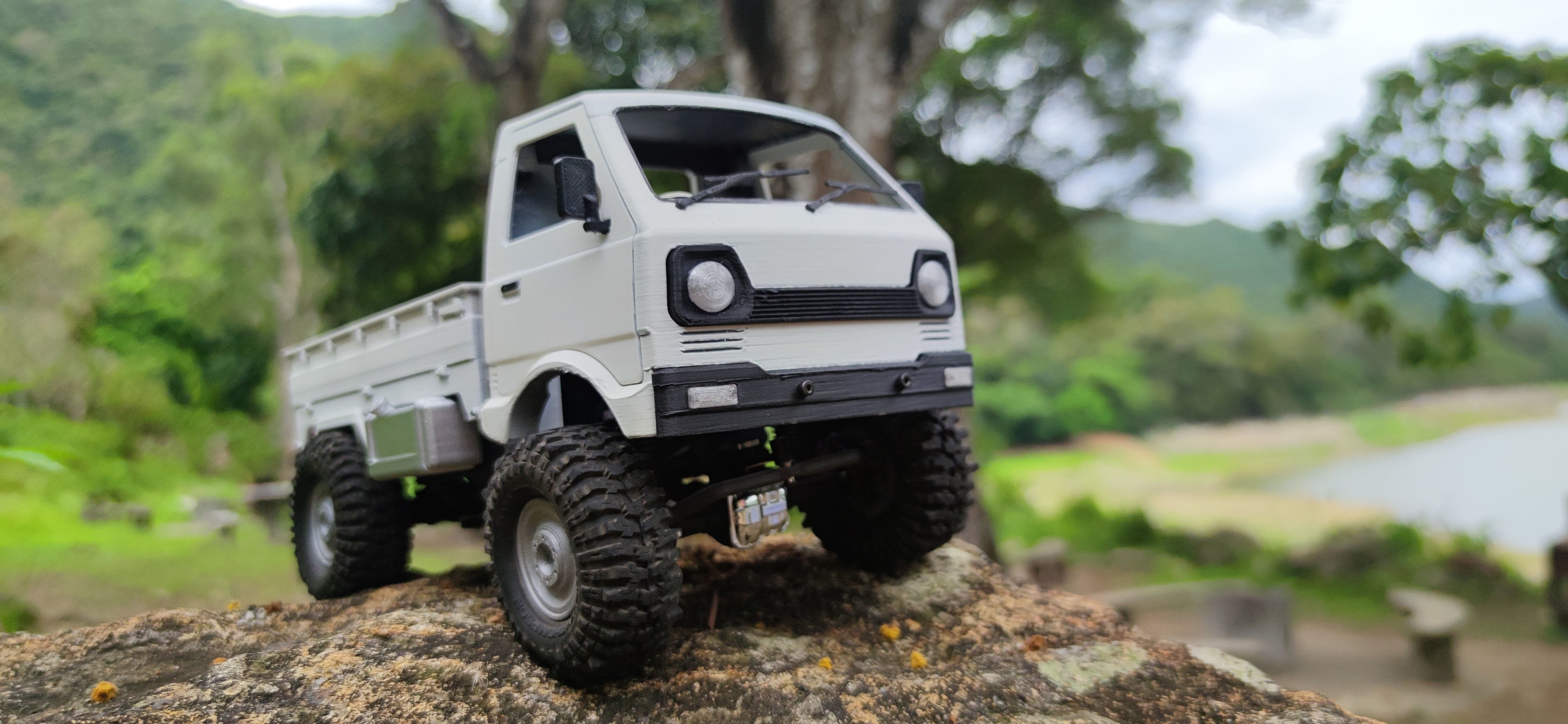 Crawler Kei Truck Bundle - 1-18 TRX4M RC body 3D print model_4