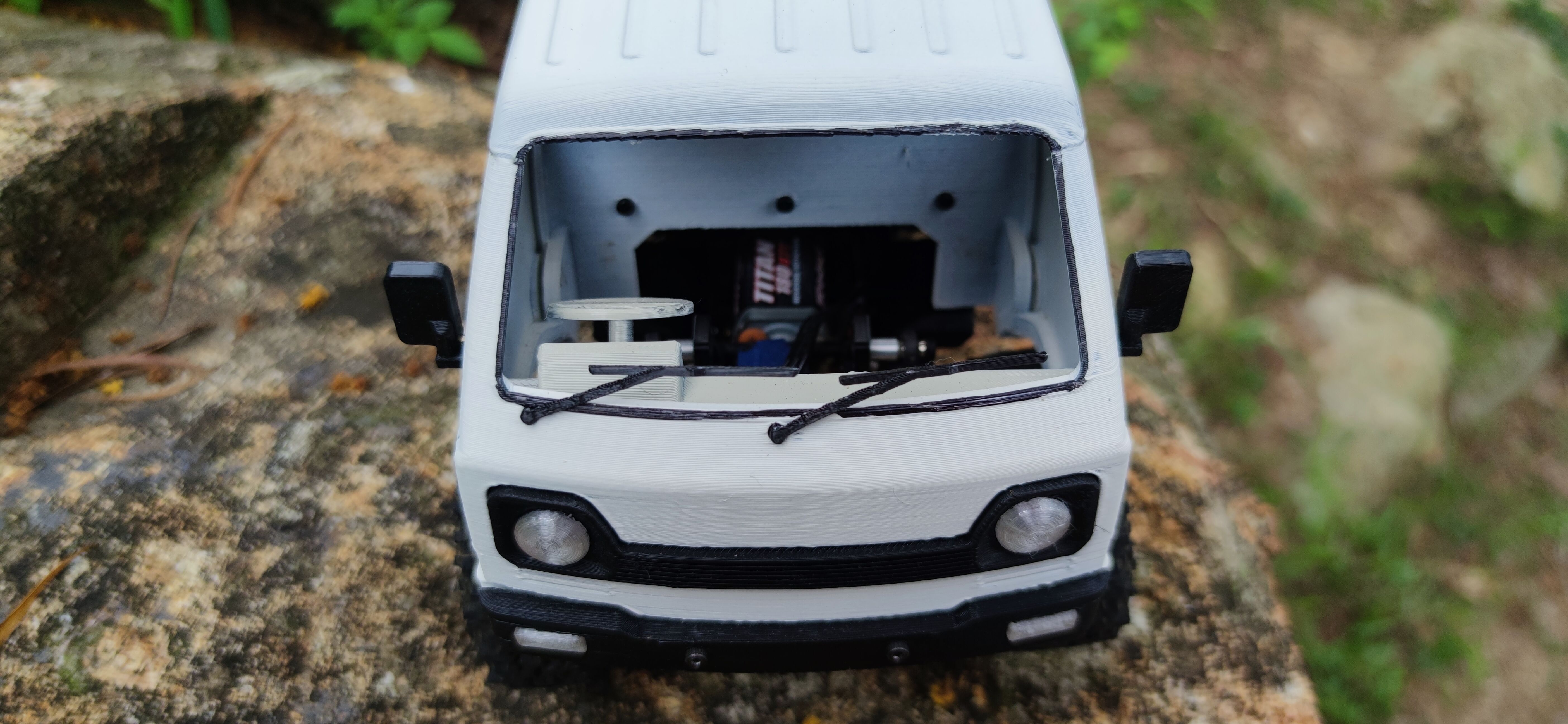 Crawler Kei Truck Bundle - 1-18 TRX4M RC body 3D print model_5