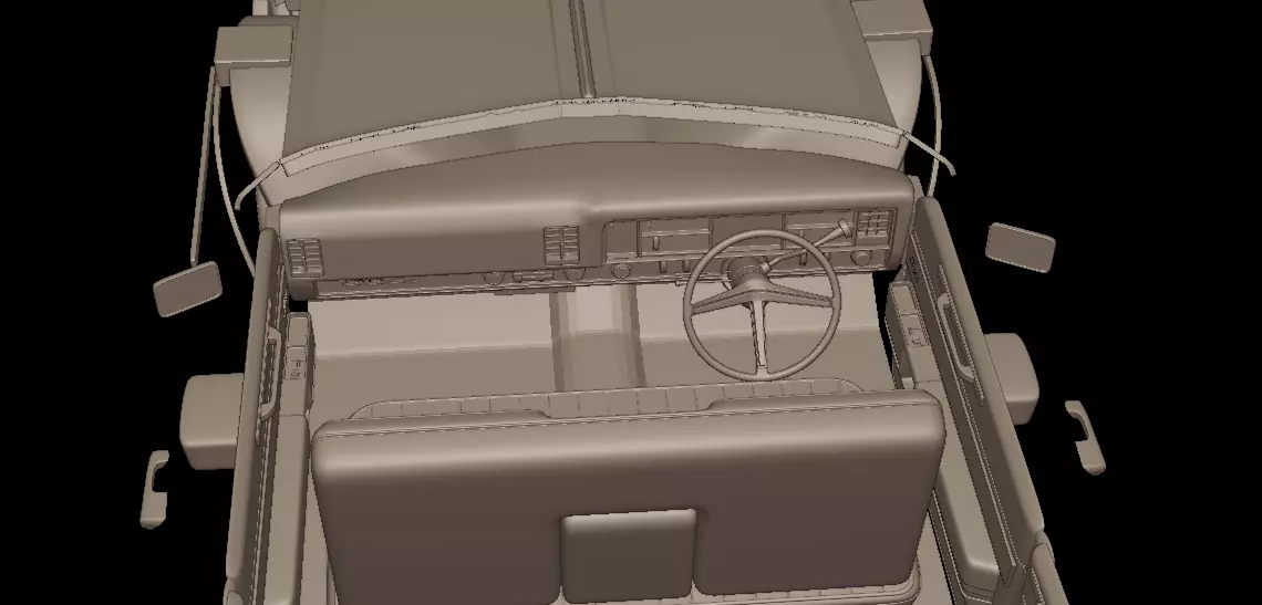 buick electra 225 1968  four doors 3D print model_10