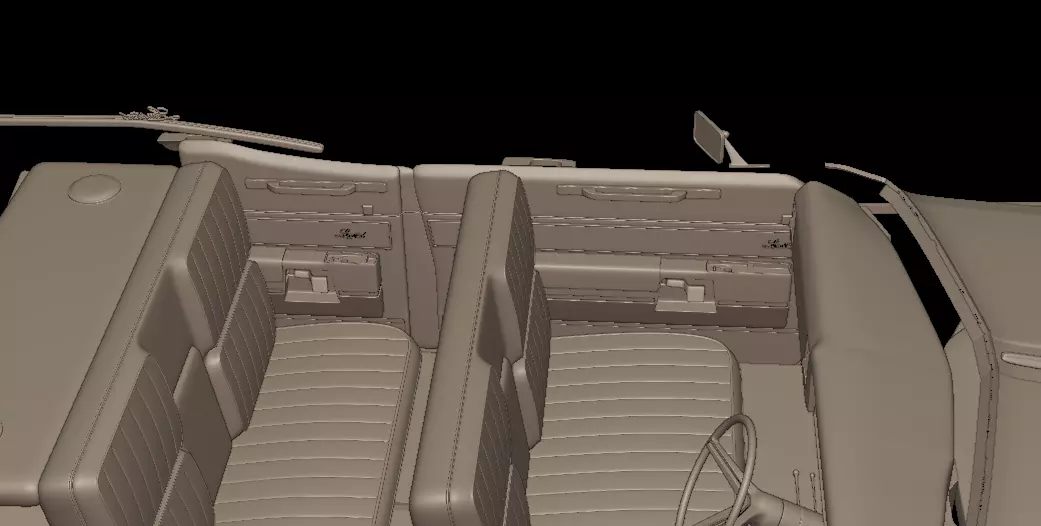 buick electra 225 1968  four doors 3D print model_9