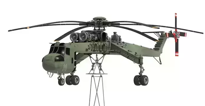 Heavy Lift Helicopter Sikorsky 3D model