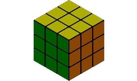 Rubiks Cube 3D model_1