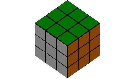 Rubiks Cube 3D model_0