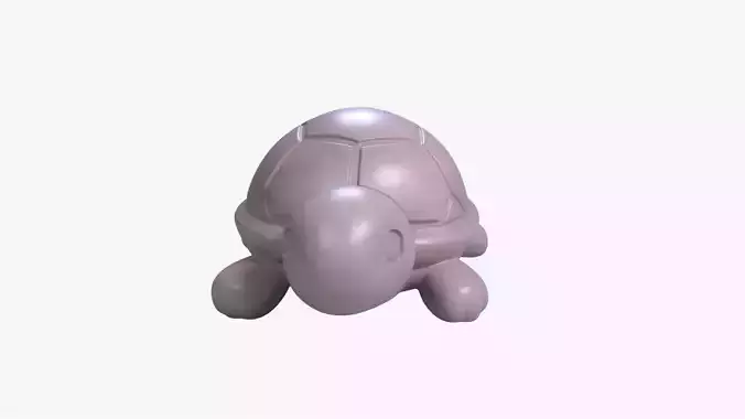 Mini Turtle Keychain  Cute 3D STL File Printable Keychain Charm