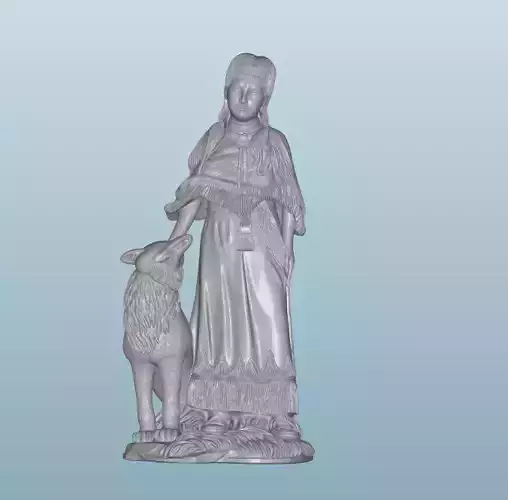 INDIAN  W44 Native American Figures 3D print model