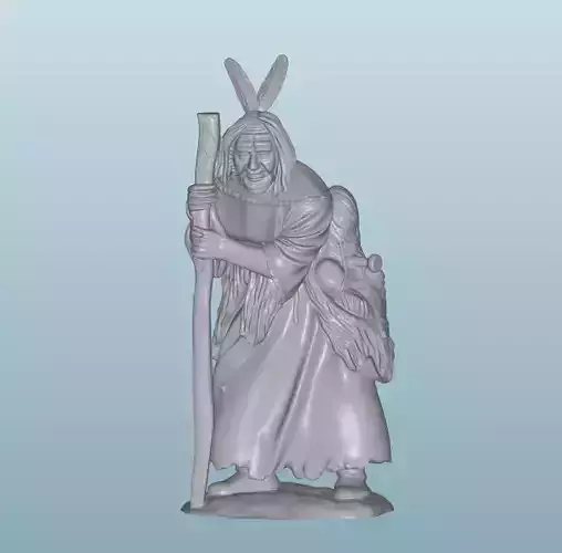 INDIAN  W46 Native American Figures 3D print model