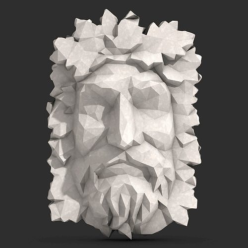 Greenman Low Poly 3D print model
