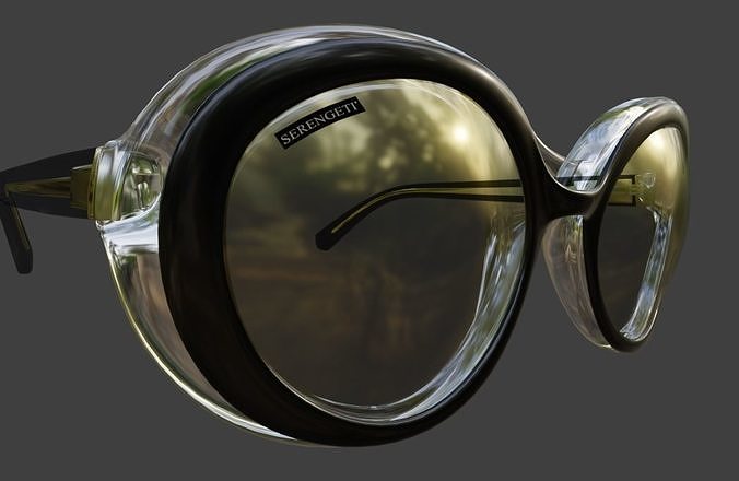 Bacall Eyewear 3D Model 3D model