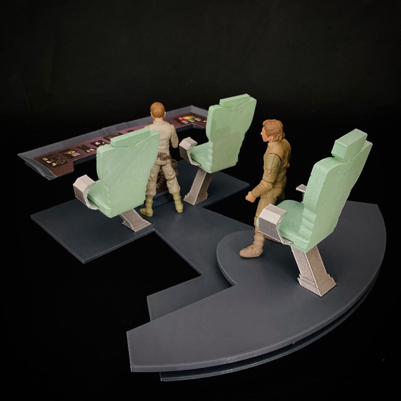 USS Enterprise Bridge Control Center Console - The Wrath of Khan 3D print model_3