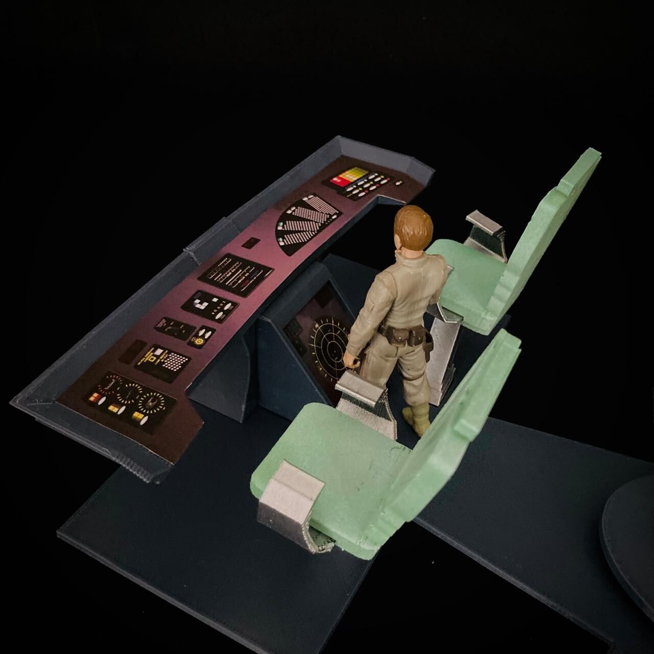 USS Enterprise Bridge Control Center Console - The Wrath of Khan 3D print model_5