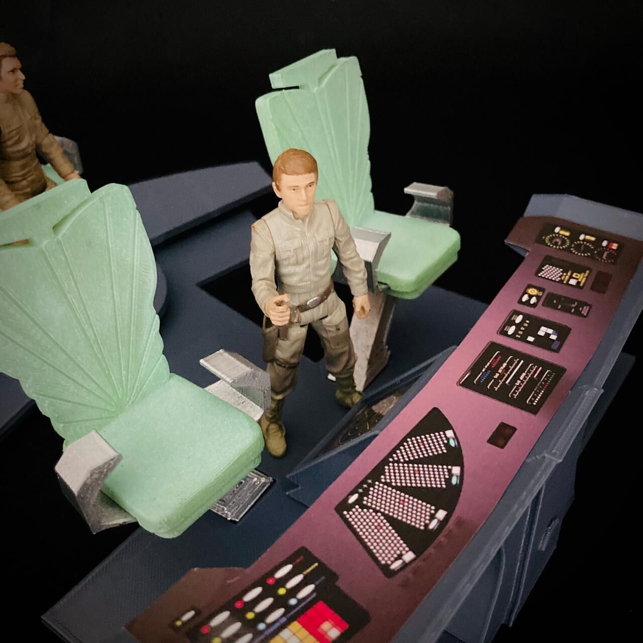 USS Enterprise Bridge Control Center Console - The Wrath of Khan 3D print model_2